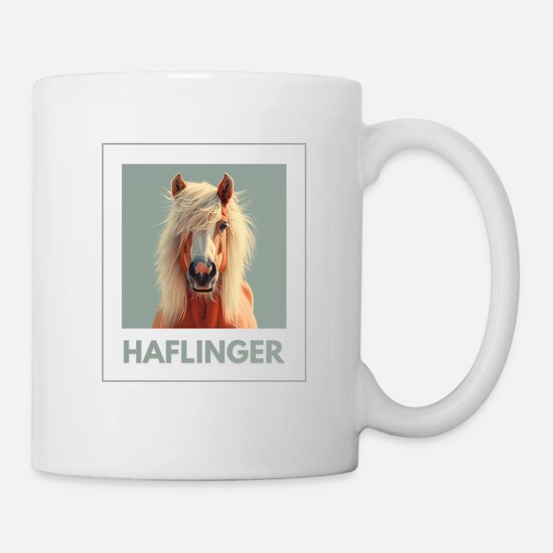 Haflinger Motif Cheval Sweet - Mug blanc - blanc