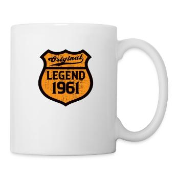 1961 Anniversaire Légende originale depuis la route - Mug blanc - blanc - Droite