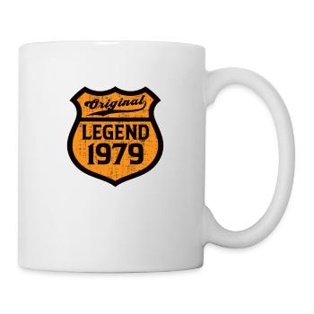 Anniversaire de 1979 Légende originale depuis le parcours - Mug blanc - blanc - Droite