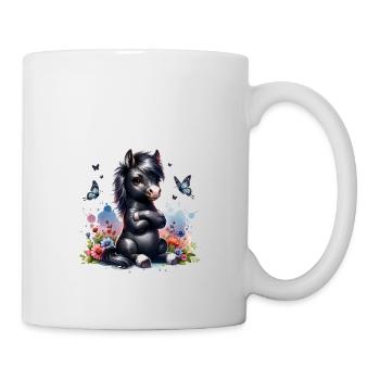 Cheval Drôle Dicton Non pour les amoureux des chevaux - Mug blanc - blanc - Droite