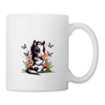 Dicton drôle sur les chevaux Non pour les amoureux des chevaux - Mug blanc - blanc - Droite