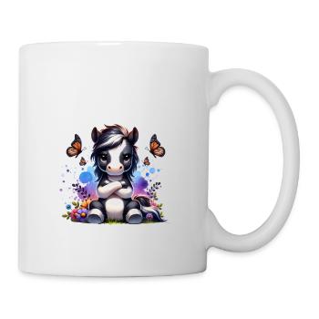 Dicton drôle sur les chevaux Non pour les amoureux des chevaux - Mug blanc - blanc - Droite