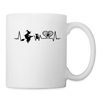 Sorcière occulte gothique mystique Halloween - Mug blanc - blanc - Droite
