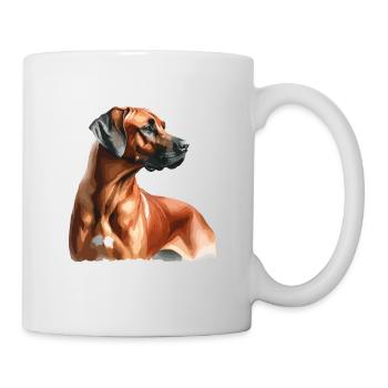 Watercolor Rhodesian Ridgeback - Mug - white - Right