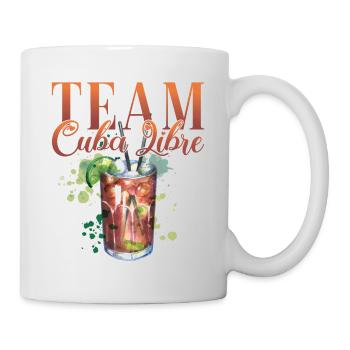 Team Cuba Libre Cocktail Barkeeper - Tasse - Weiß - Rechts