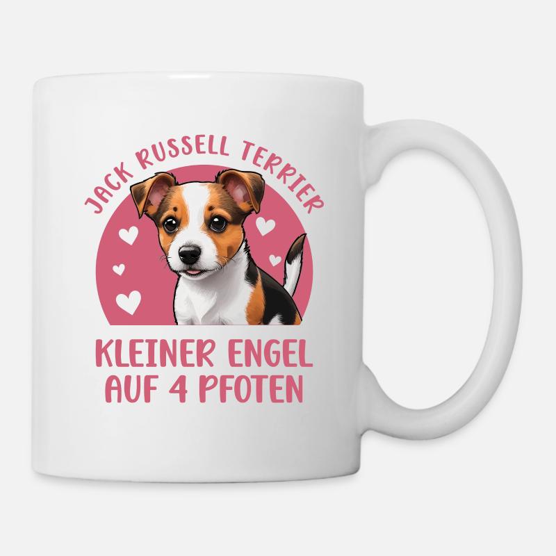 Jack Russell Terrier - Kleiner Engel auf 4 Pfoten - Tasse - Weiß