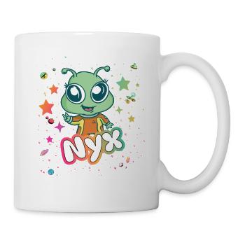 NYX - Beau nom de fille avec un extraterrestre mignon - Mug blanc - blanc - Droite