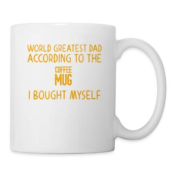 Humorous Father's Day Saying Funny Father - Mug - white - Right