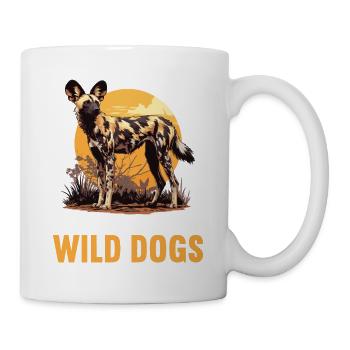 Chiens sauvages Chien sauvage - Mug blanc - blanc - Droite