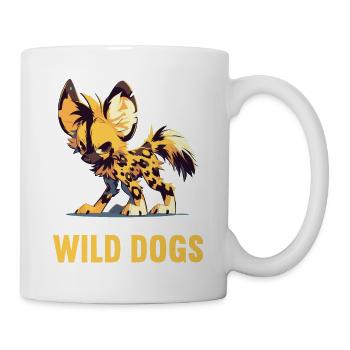 Chiens sauvages Chien sauvage - Mug blanc - blanc - Droite