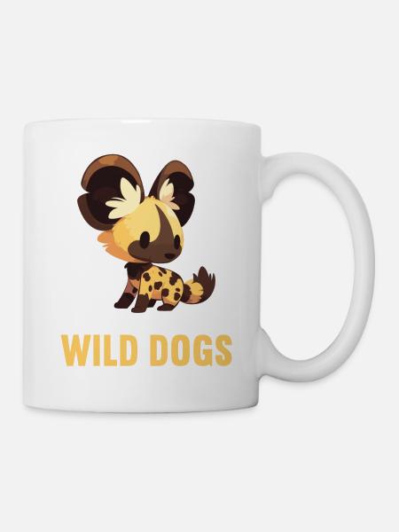 Wildhunde Wildhund - Tasse - Weiß