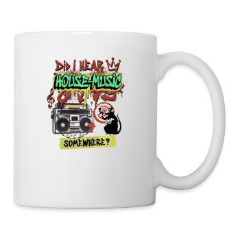 Hardcore Musique Rave Raver Années 90 EDM DJ Rave Techno - Mug blanc - blanc - Droite