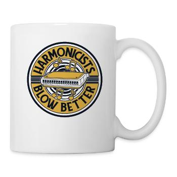 Harmonicists Blow Better Mouth Harp Harmonist - Mug - white - Right