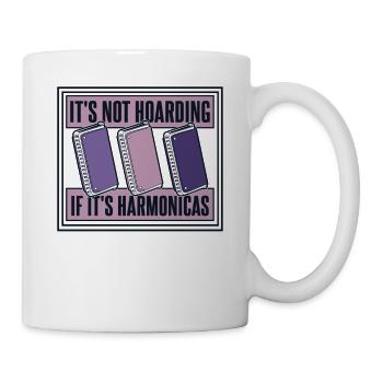 It's Not Hoarding If It's Harmonicas Harmonicist - Mug - white - Right