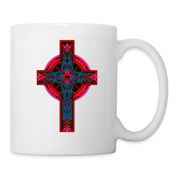 Cross Crosses Crucifix Jesus God Church - Mug - white - Right