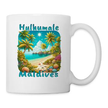 Hulhumale Maldives Summer Beach Sun Vacation - Tasse - Weiß - Rechts