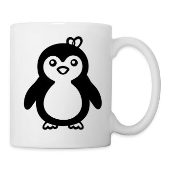 Pingouin - Mug blanc - blanc - Droite