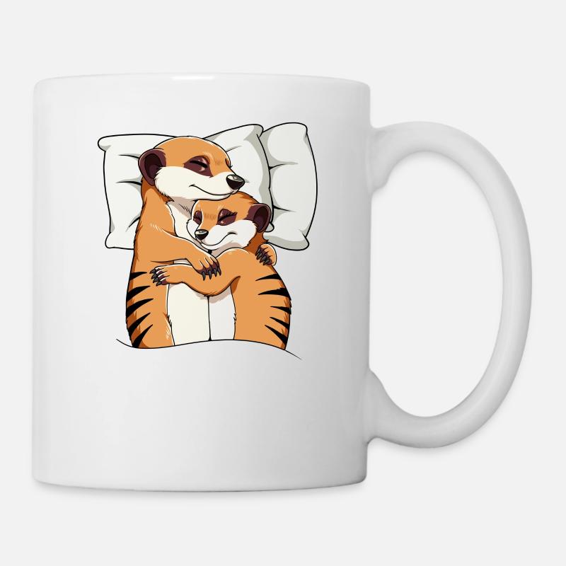 Chemise de nuit officielle Erdmänchen - Mug blanc - blanc