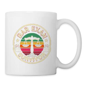 Bar Exam Survivor 14 - Tasse - Weiß - Rechts