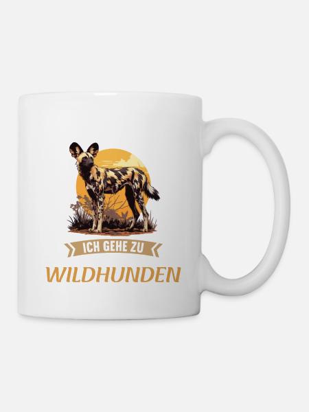 Wildhunde Wildhund - Tasse - Weiß