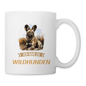 Chiens sauvages Chien sauvage - Mug blanc - blanc - Droite