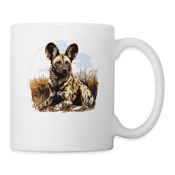 Chiens sauvages Chien sauvage - Mug blanc - blanc - Droite