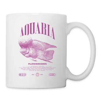 Flowerhorn Cichlid Fish Keeper Streetwear - Tasse - Weiß - Rechts