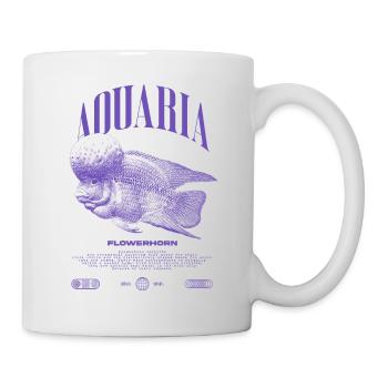 Flowerhorn Cichlid Fish Keeper Streetwear - Tasse - Weiß - Rechts