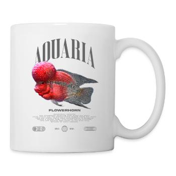 Flowerhorn Cichlid Fish Keeper Streetwear - Tasse - Weiß - Rechts