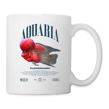 Flowerhorn Cichlid Fish Keeper Streetwear - Mug blanc - blanc - Droite