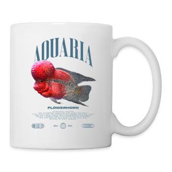 Flowerhorn Cichlid Fish Keeper Streetwear - Tasse - Weiß - Rechts