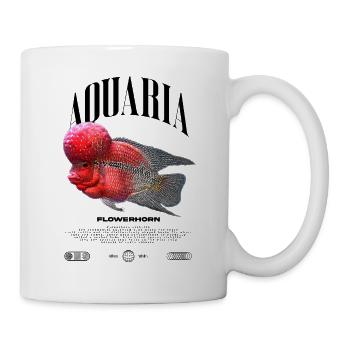 Flowerhorn Cichlid Fish Keeper Streetwear - Mug blanc - blanc - Droite