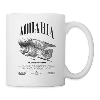 Flowerhorn Cichlid Fish Keeper Streetwear - Tasse - Weiß - Rechts