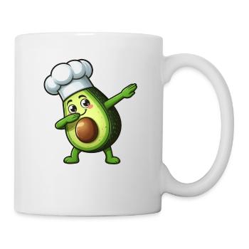 Mignon dessin animé avocat cuisine - Mug blanc - blanc - Droite