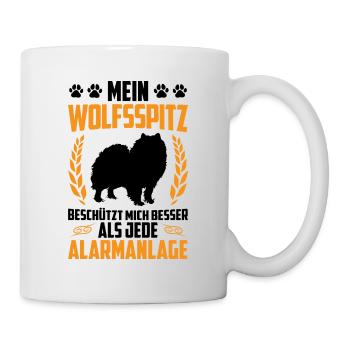 Wolfspitz est meilleur qu’Alarm Keeshond - Mug blanc - blanc - Droite