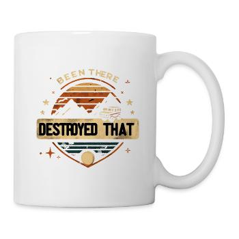 Été là détruit que 16 - Mug blanc - blanc - Droite