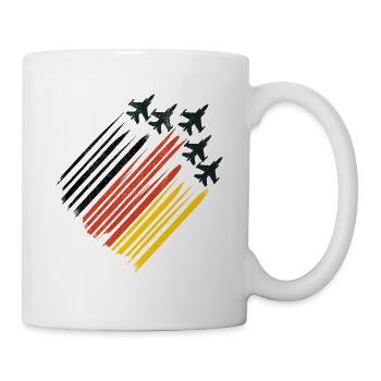 Deutscher Jetpilot Flieger Jet Pilot Düsenflieger - Tasse - Weiß - Rechts