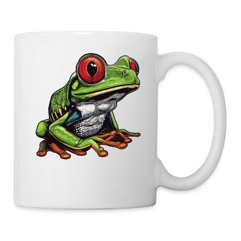 Tree Frog Baumfrösche Baumfrosch - Tasse - Weiß - Rechts