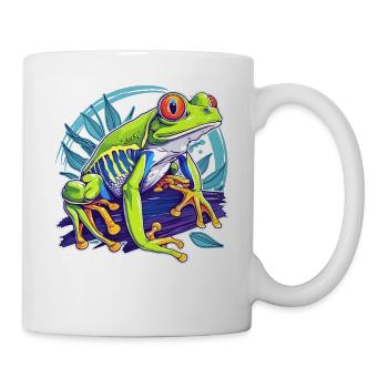 Tree Frog Baumfrösche Baumfrosch - Tasse - Weiß - Rechts