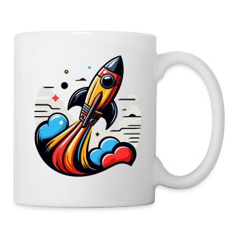 RAKETE - Tasse - Weiß - Rechts
