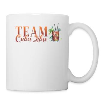Team Cuba Libre Cocktail Barkeeper - Tasse - Weiß - Rechts