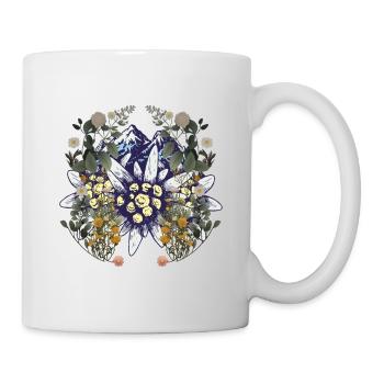 Alps Mountains Mountains Nature Flowers Nature Lovers - Mug - white - Right