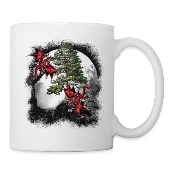 Dragon Dragon Fable Medieval Fairy Tale Myth - Mug - white - Right