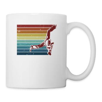 Retro Ginga Capoeirista Tanzprofi - Tasse - Weiß - Rechts