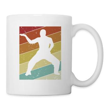Retro Capoeirista Ginga Tanzprofi - Tasse - Weiß - Rechts