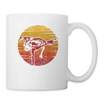 Retro Capoeirista Ginga Tanzprofi - Tasse - Weiß - Rechts