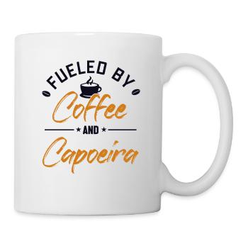 Angetrieben von Kaffee und Capoeira Capoeirista Ginga - Tasse - Weiß - Rechts