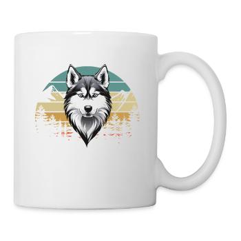 World Best Dog Dad Siberian Husky Funny - Mug - white - Right