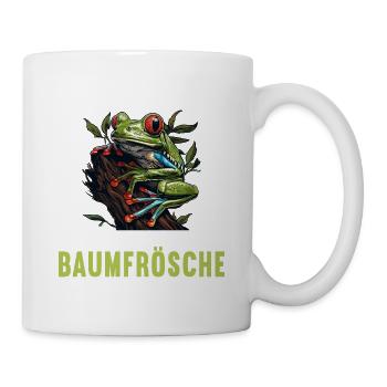 Tree Frog Baumfrösche Baumfrosch - Tasse - Weiß - Rechts