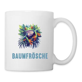 Tree Frog Baumfrösche Baumfrosch - Tasse - Weiß - Rechts